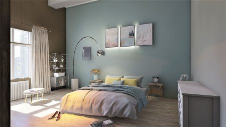 Playing with colour trends in the bedroom